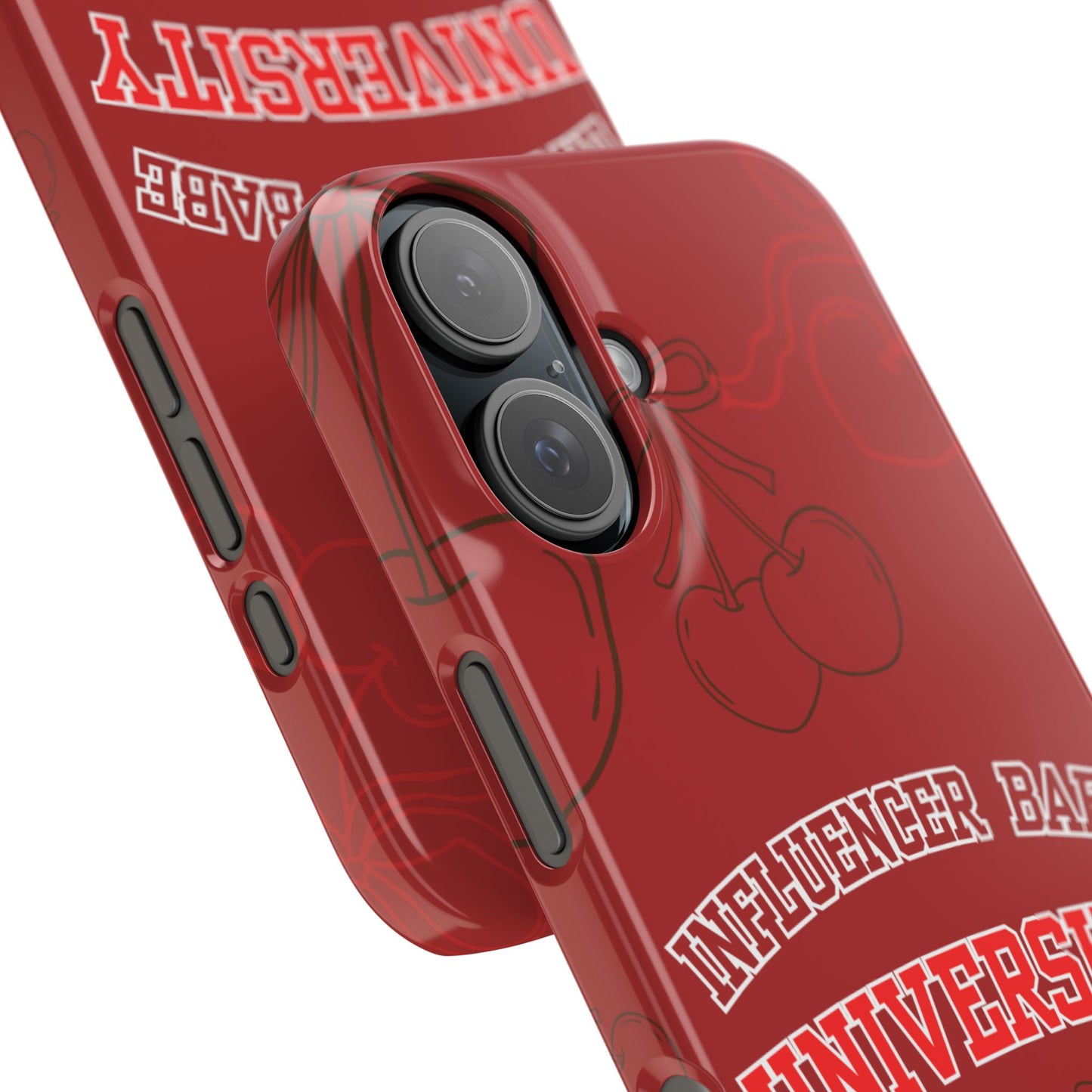 Cherry Theme Influencer  BABE UNIVERSITY SLIM PHONE CASE