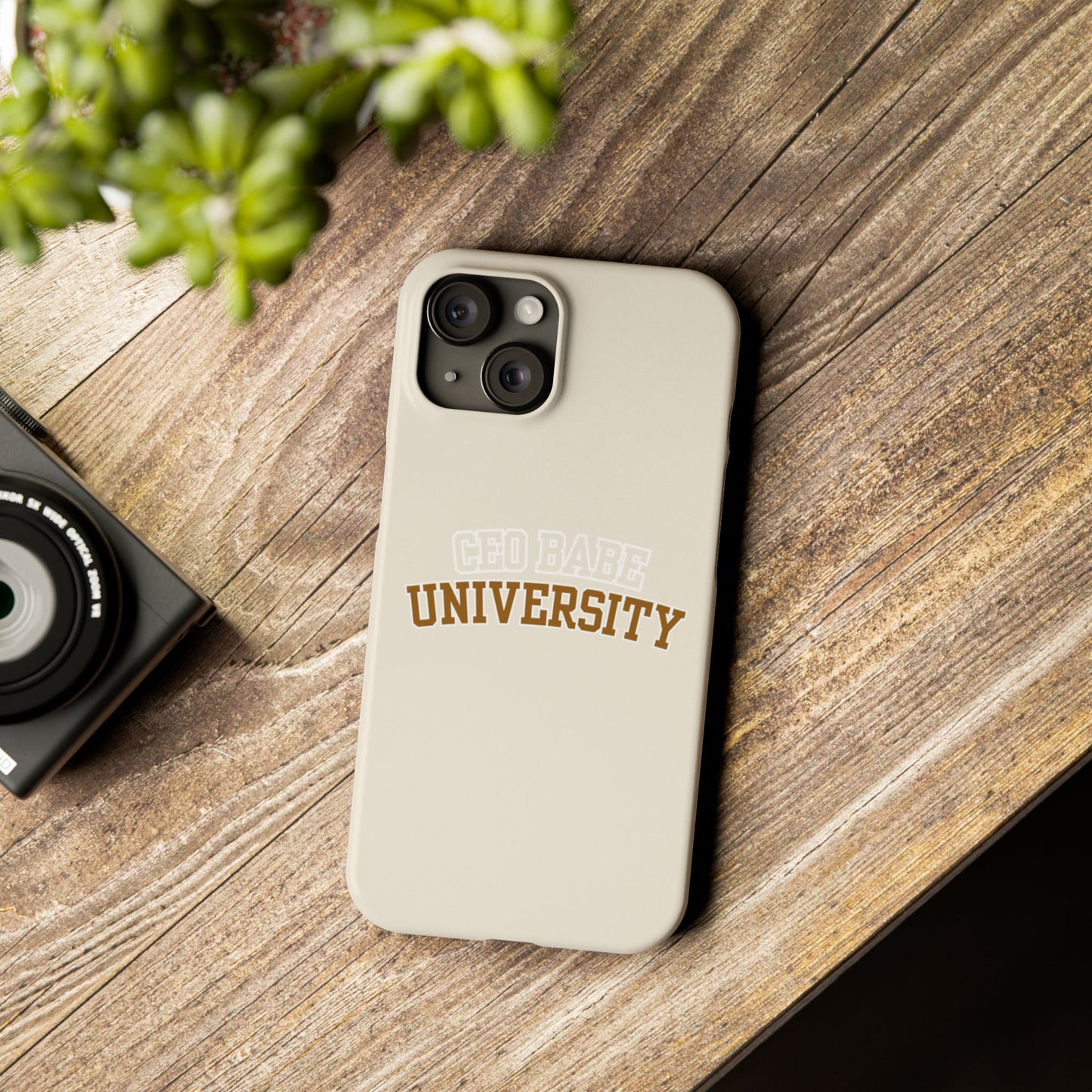 CEO BABE UNIVERSITY SLIM PHONE CASE