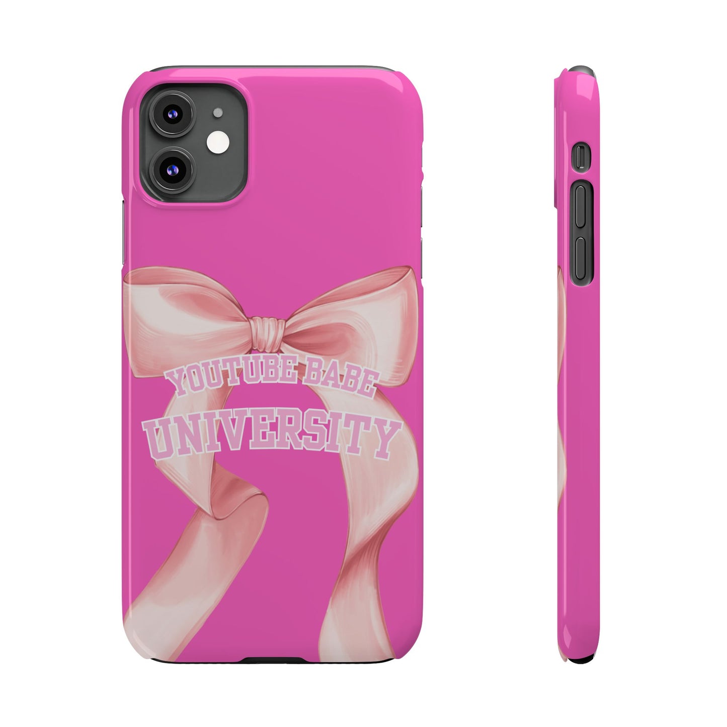 YouTube  BABE UNIVERSITY SLIM PHONE CASE