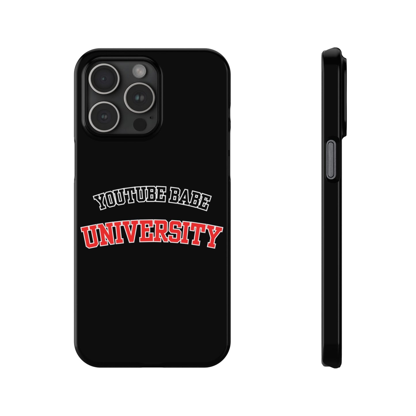 YouTube  BABE UNIVERSITY SLIM PHONE CASE