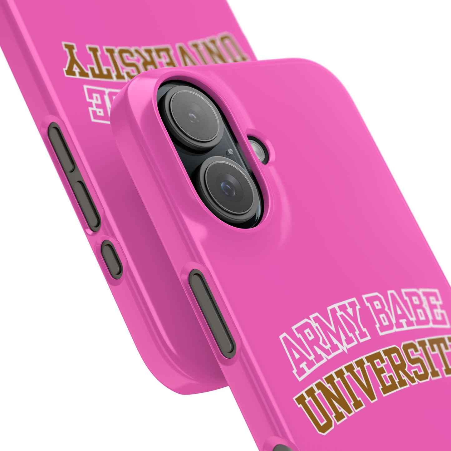 ARMY BABE UNIVERSITY SLIM PHONE CASE
