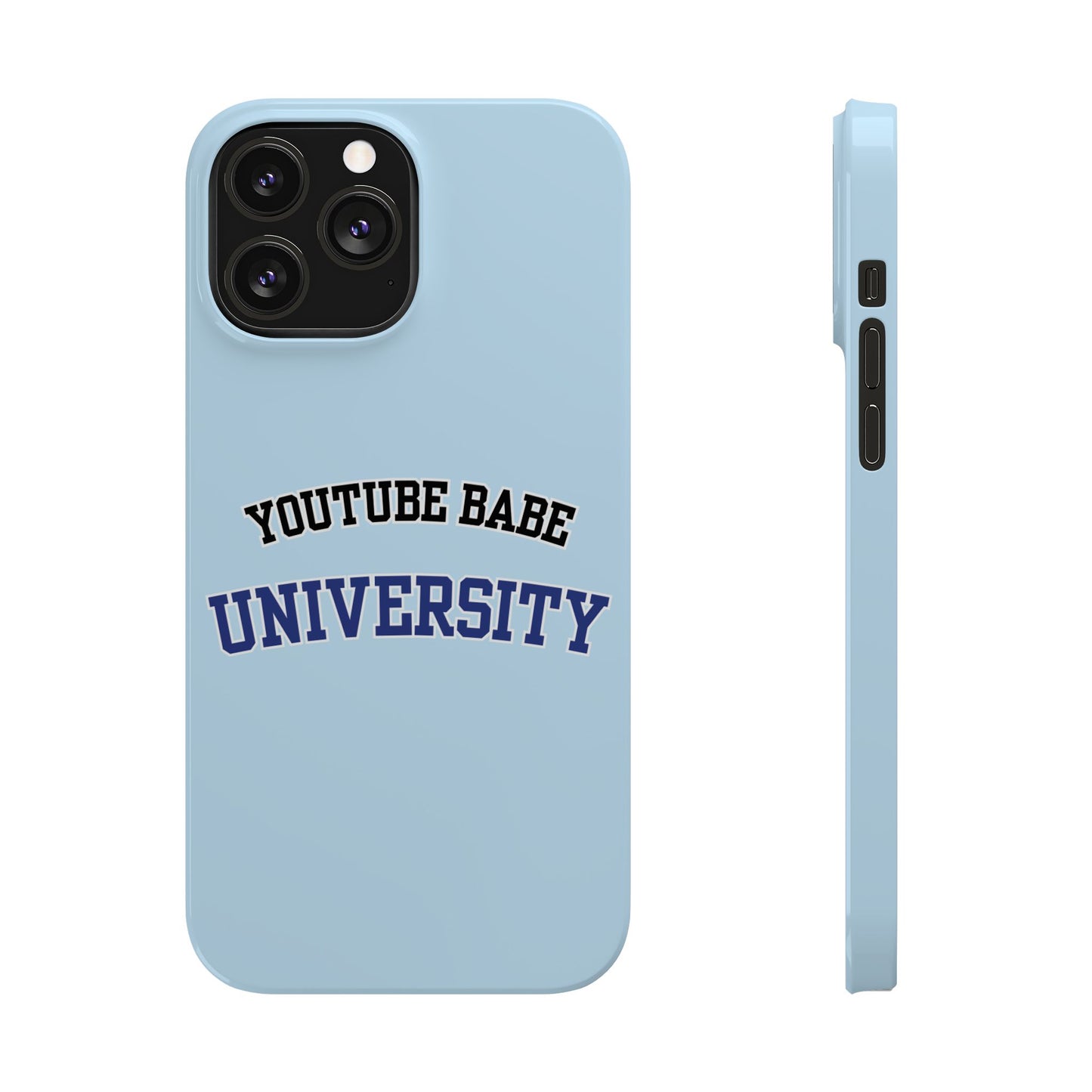 YouTube  BABE UNIVERSITY SLIM PHONE CASE