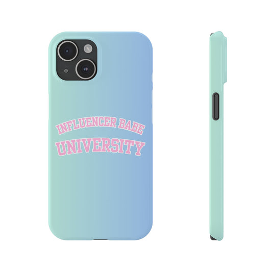 Influencer BABE UNIVERSITY SLIM PHONE CASE