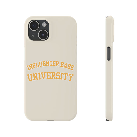 Influencer BABE UNIVERSITY SLIM PHONE CASE