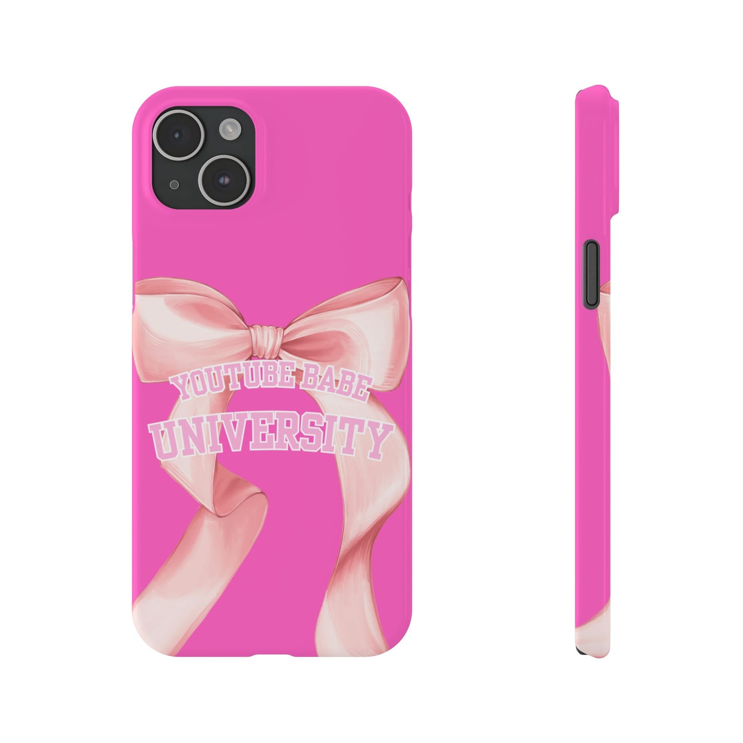 YouTube  BABE UNIVERSITY SLIM PHONE CASE