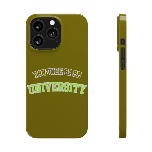 YouTube  BABE UNIVERSITY SLIM PHONE CASE