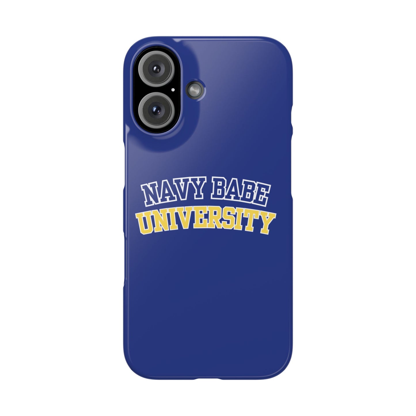 NAVY BABE UNIVERSITY SLIM PHONE CASE