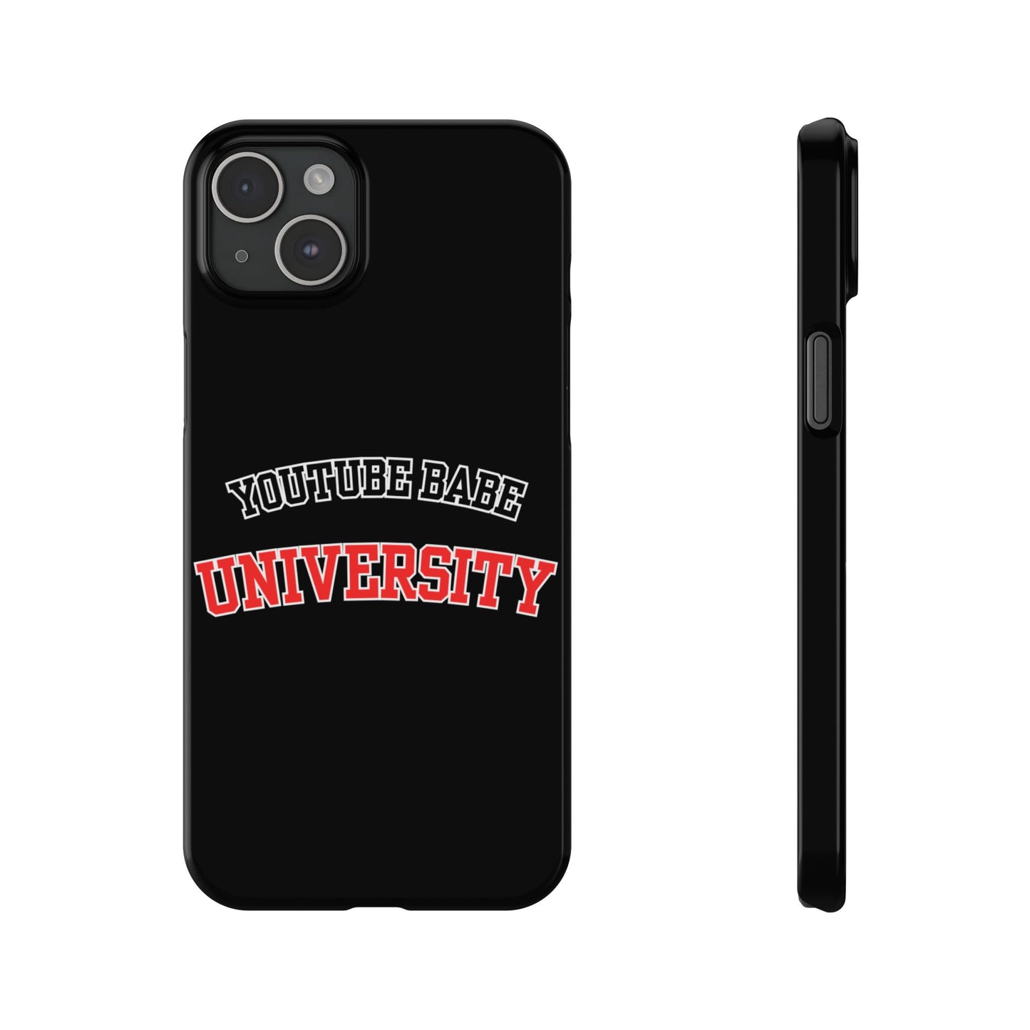 YouTube  BABE UNIVERSITY SLIM PHONE CASE