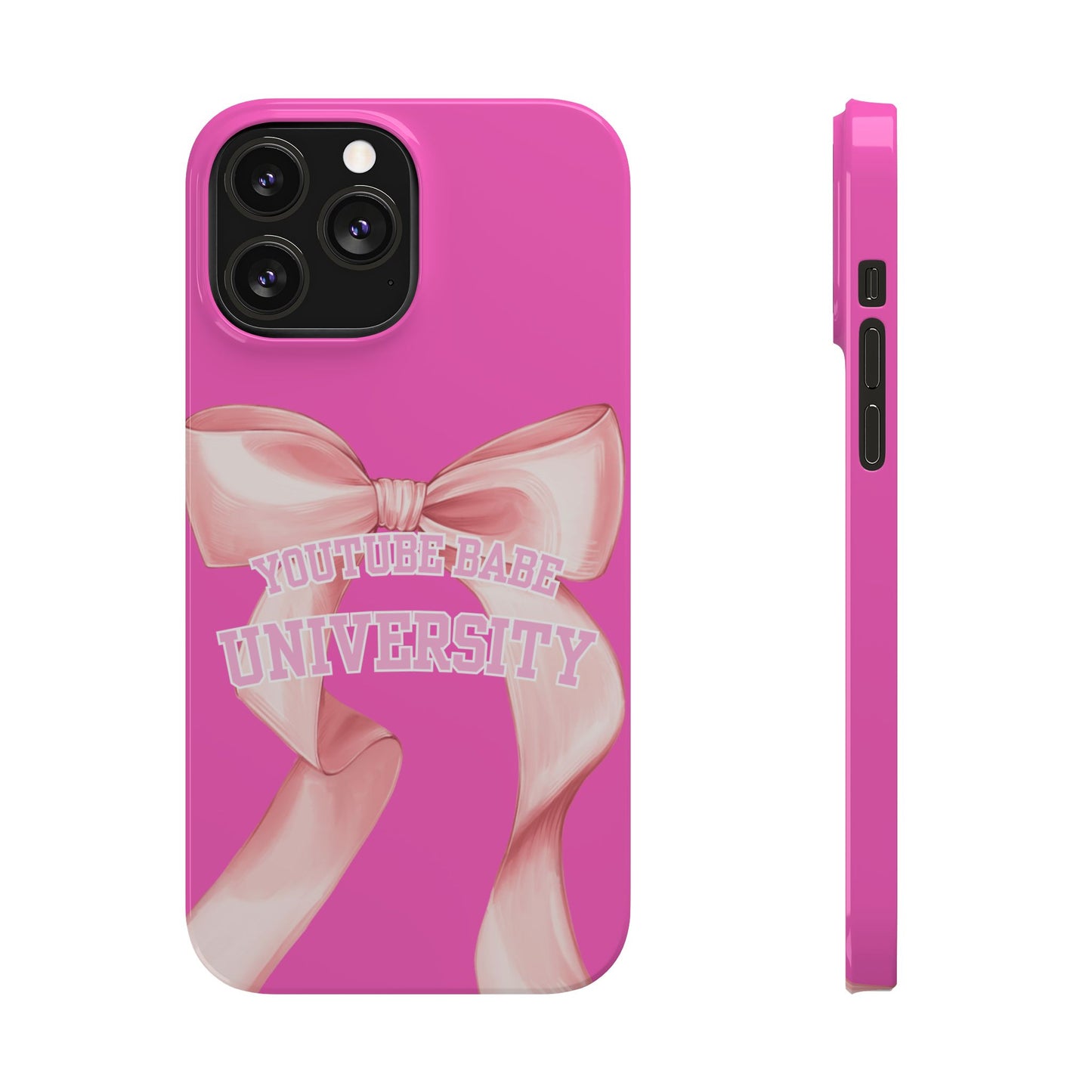 YouTube  BABE UNIVERSITY SLIM PHONE CASE