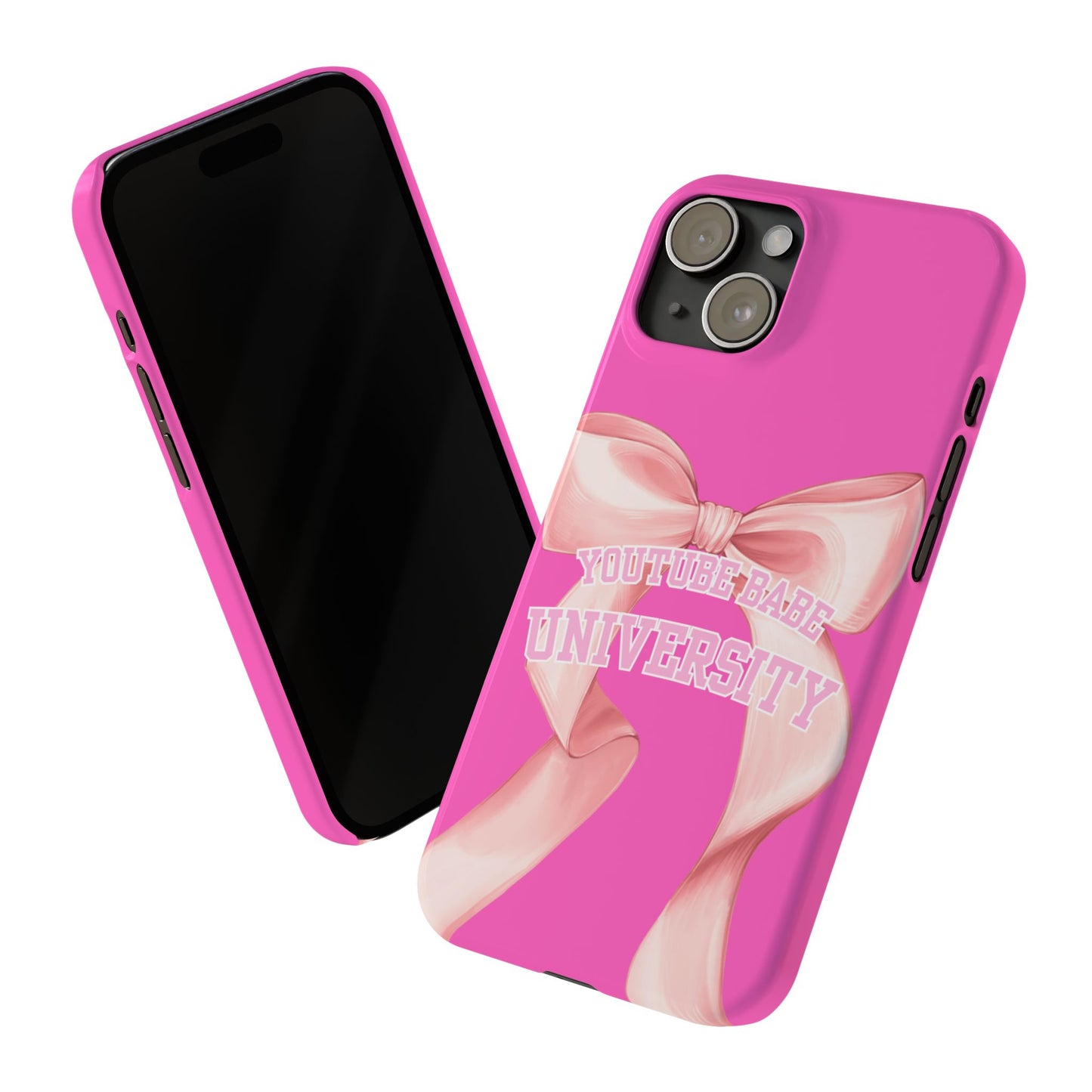YouTube  BABE UNIVERSITY SLIM PHONE CASE