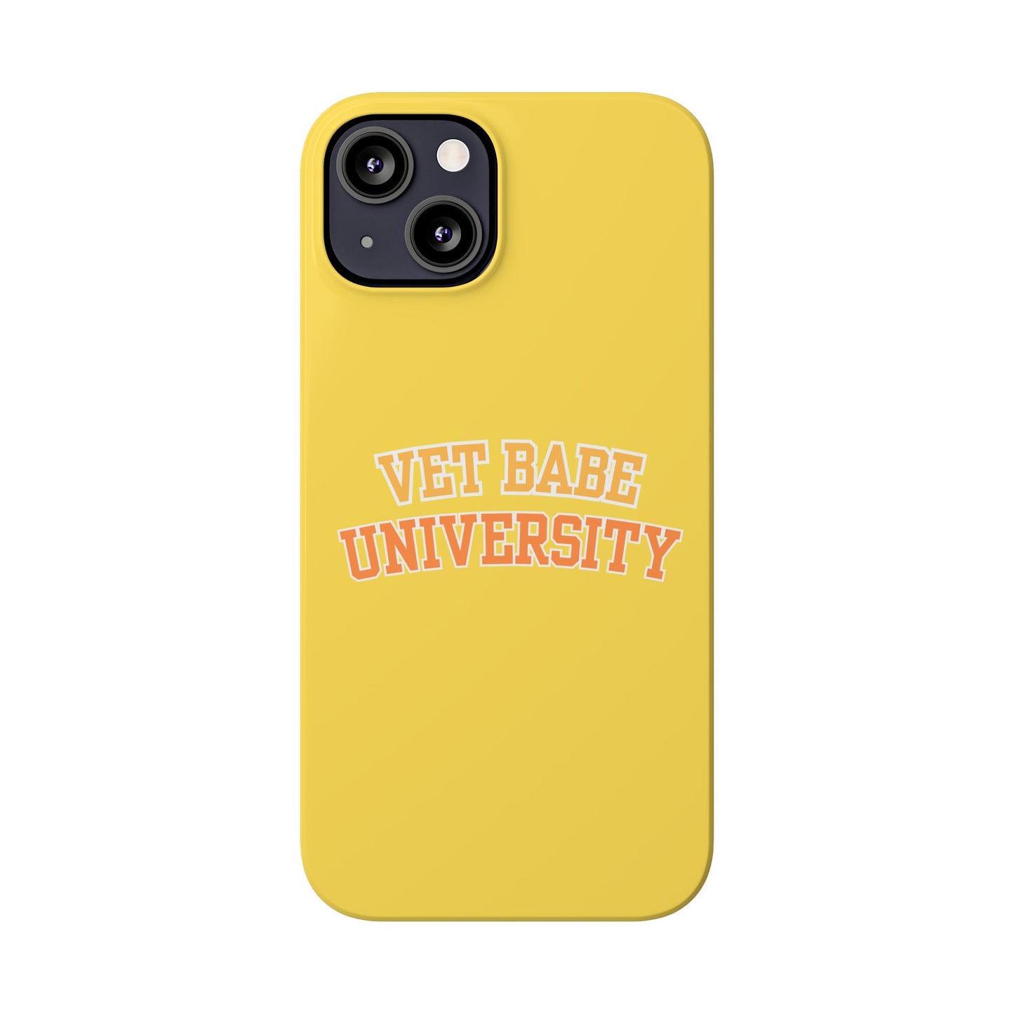 VET BABE UNIVERSITY SLIM PHONE CASE