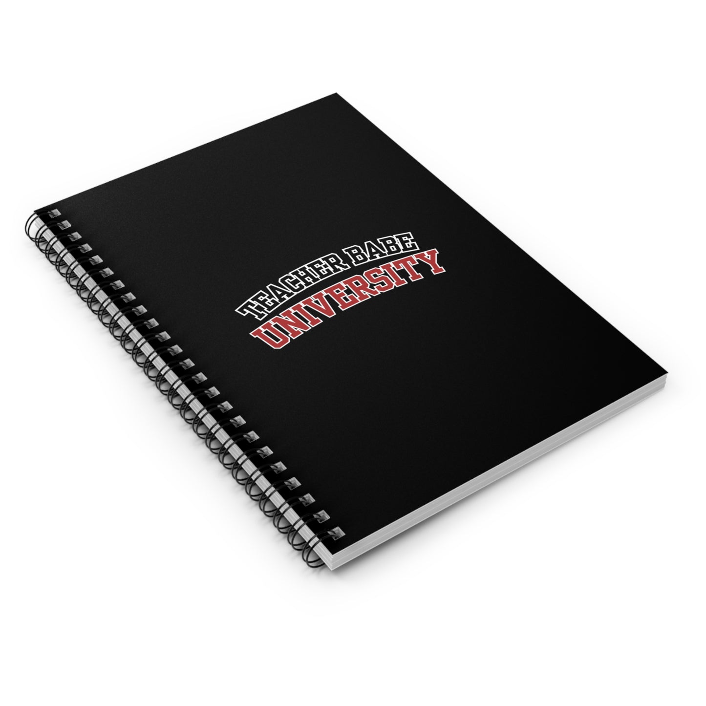 TEACHER BABE Spiral Notebook - Ruled Line