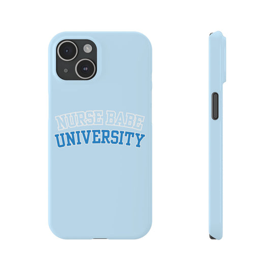 NURSE BABE UNIVERSITY SLIM PHONE CASE