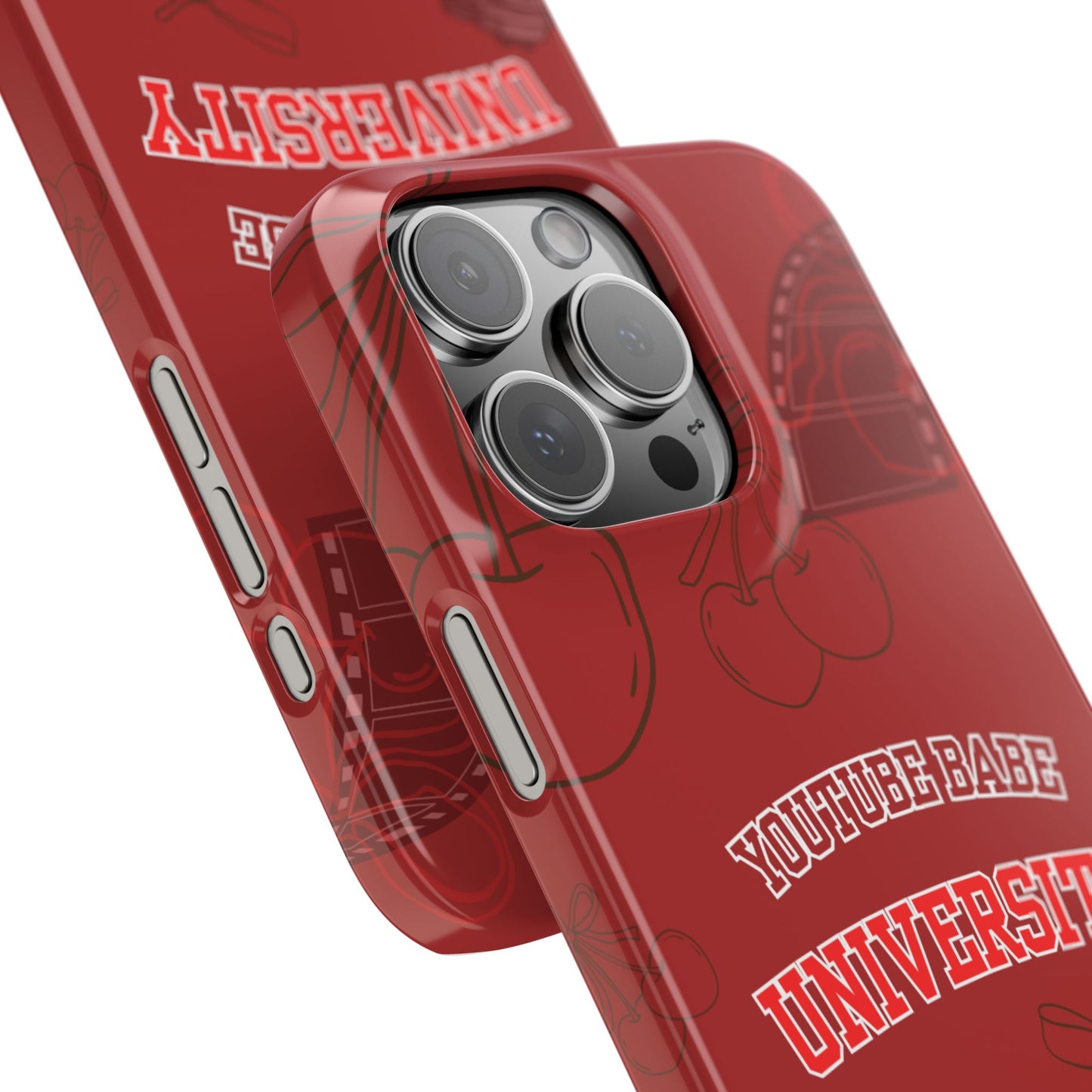Cherry Theme YouTube  BABE UNIVERSITY SLIM PHONE CASE