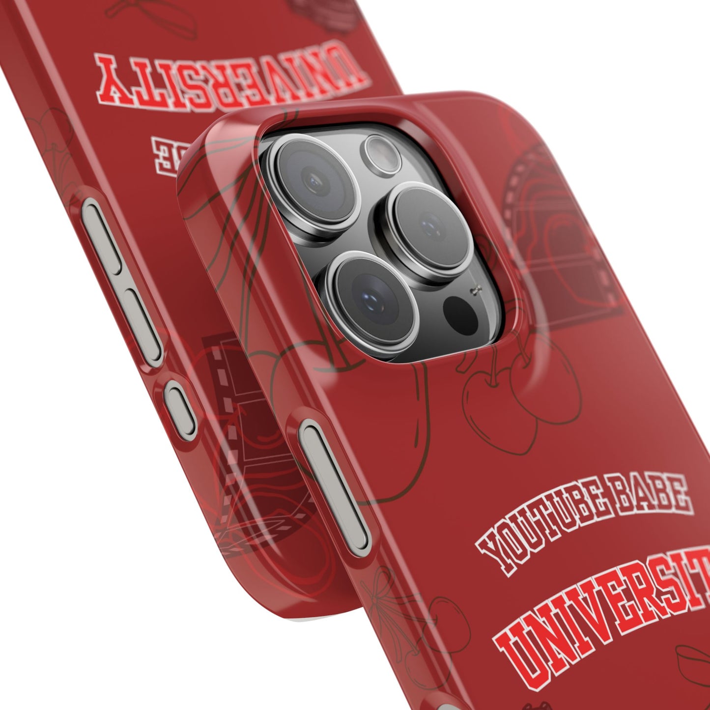 Cherry Theme YouTube  BABE UNIVERSITY SLIM PHONE CASE