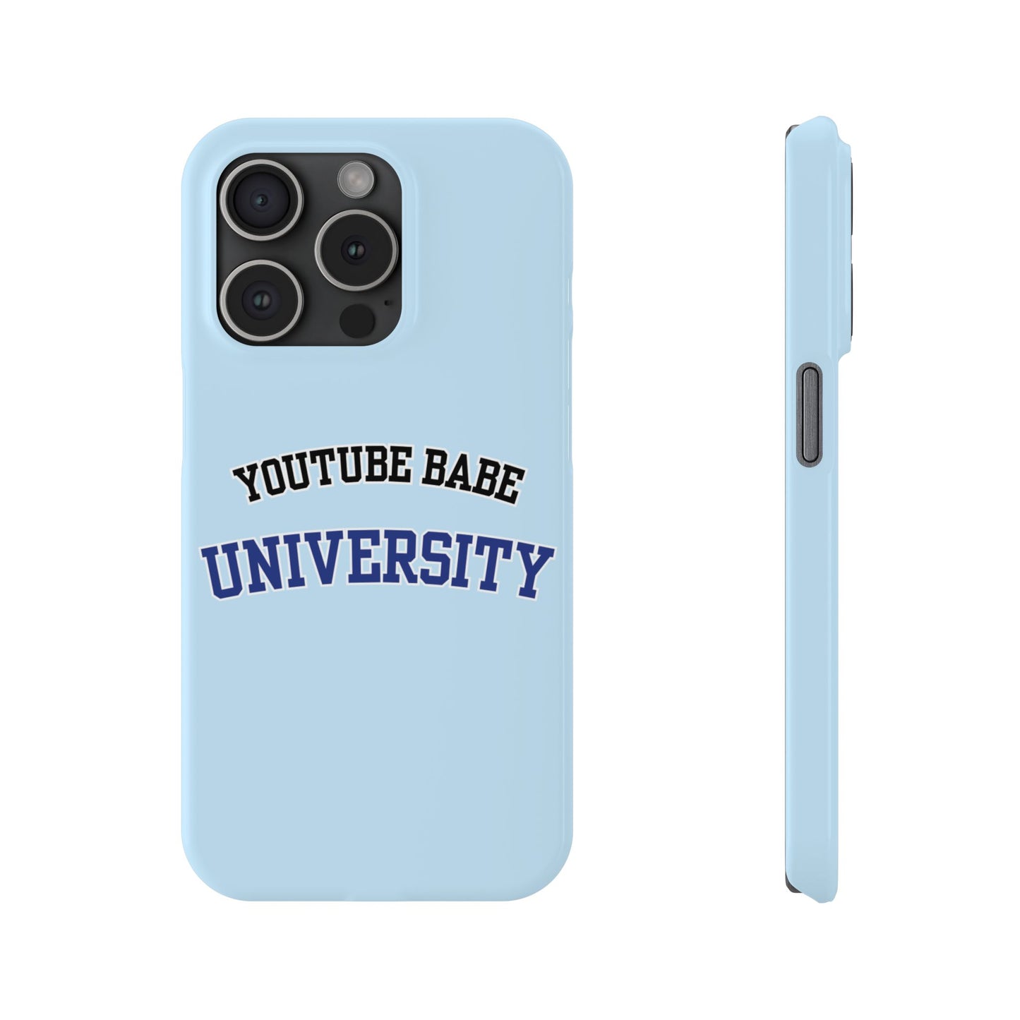 YouTube  BABE UNIVERSITY SLIM PHONE CASE