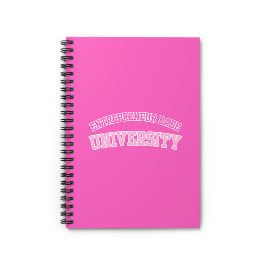 ENTREPRENEUR BABE Spiral Notebook - Ruled Line