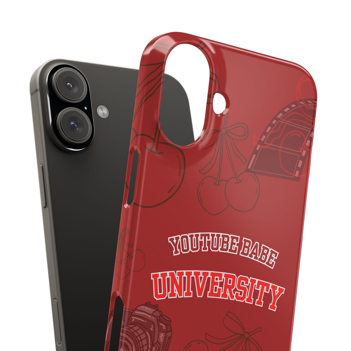 Cherry Theme YouTube  BABE UNIVERSITY SLIM PHONE CASE