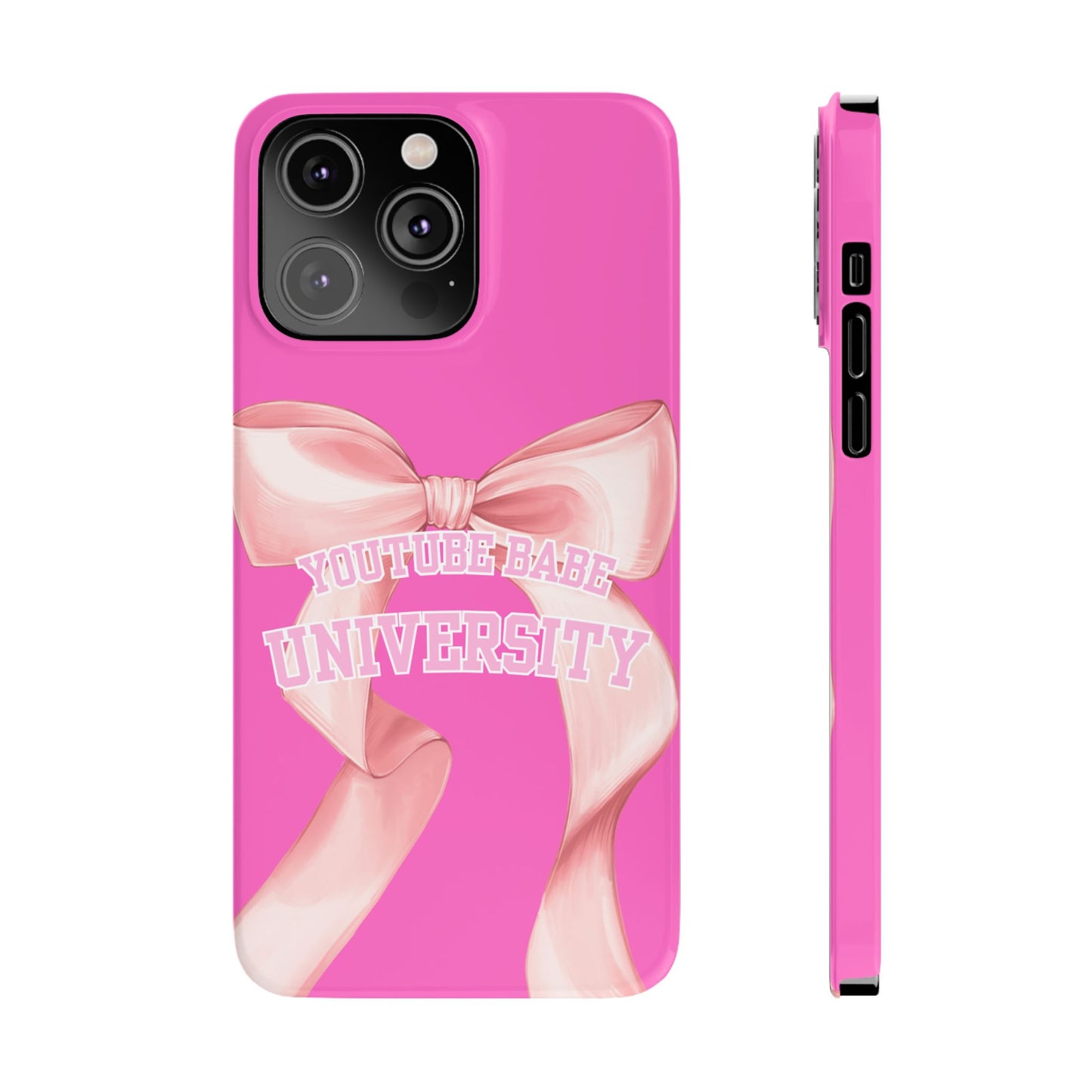 YouTube  BABE UNIVERSITY SLIM PHONE CASE