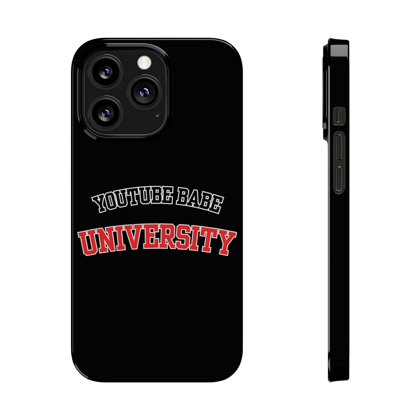 YouTube  BABE UNIVERSITY SLIM PHONE CASE